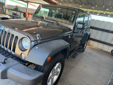 2018 Jeep Wrangler JK Unlimited for sale at REVELES AUTO SALES LLC in Amarillo TX