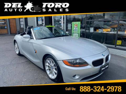 2004 BMW Z4 for sale at DEL TORO AUTO SALES in Auburn WA