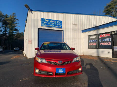 2012 Toyota Camry for sale at F&F Auto Inc. in West Bridgewater MA