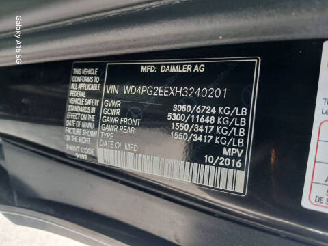 2017 Mercedes-Benz Metris