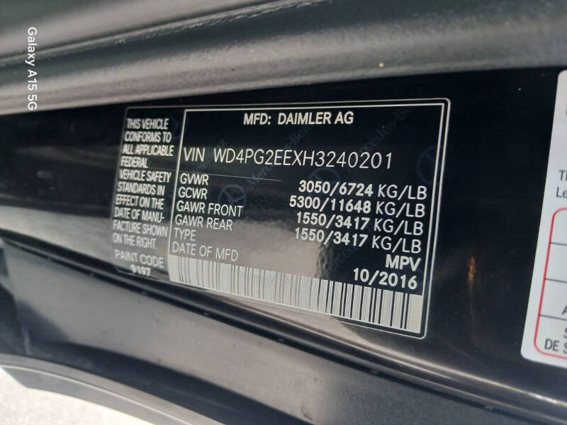 2017 Mercedes-Benz Metris