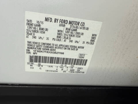 2016 Ford Explorer Limited