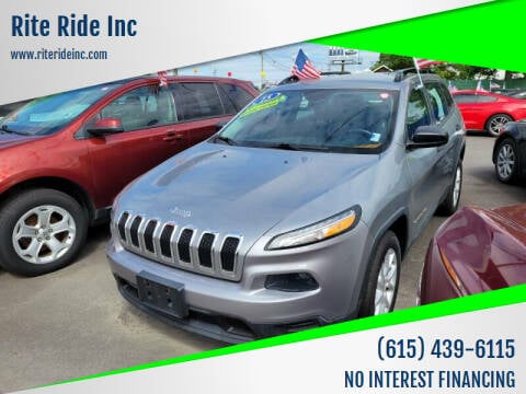 2015 Jeep Cherokee for sale at RITE RIDE INC. - Rite Ride Inc 2 in Shelbyville TN