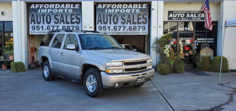 2004 Chevrolet Tahoe for sale at Affordable Imports Auto Sales in Murrieta CA