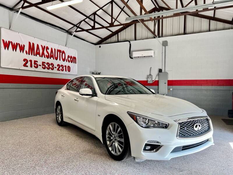 2020 Infiniti Q50 for sale at MAX'S AUTO SALES LLC - Reconstructed in Philadelphia PA