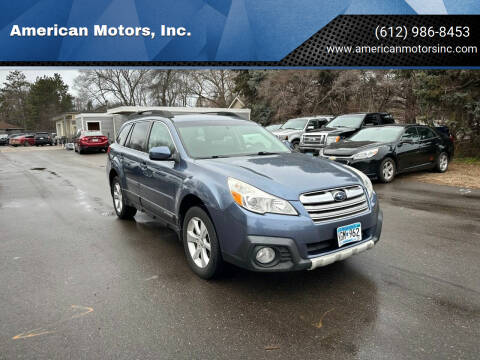 2013 Subaru Outback for sale at American Motors, Inc. in Farmington MN