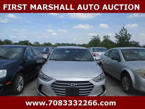 2018 Hyundai Elantra for sale at First Marshall Auto Auction in Harvey IL