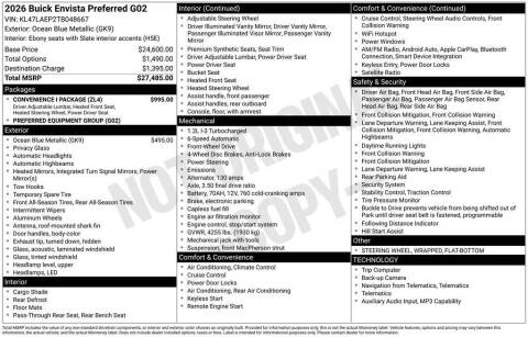 2026 Buick Envista Preferred