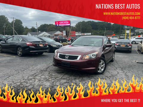 2008 Honda Accord for sale at Nations Best Autos in Decatur GA