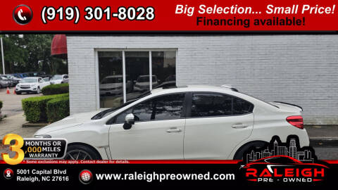 2016 Subaru WRX for sale at Raleigh Pre-Owned in Raleigh NC