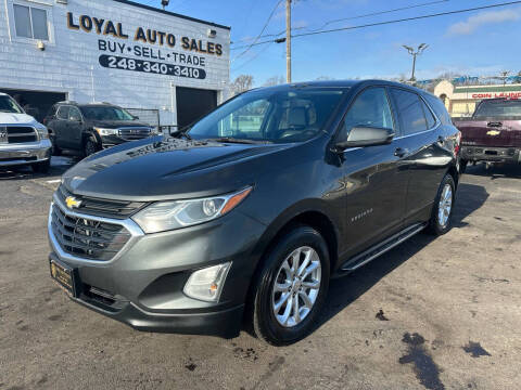 2018 Chevrolet Equinox for sale at Loyal Auto Sales in Pontiac MI