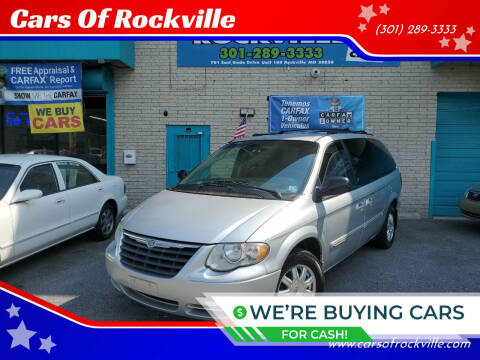 2005 Chrysler Town and Country for sale at Cars Of Rockville in Rockville MD