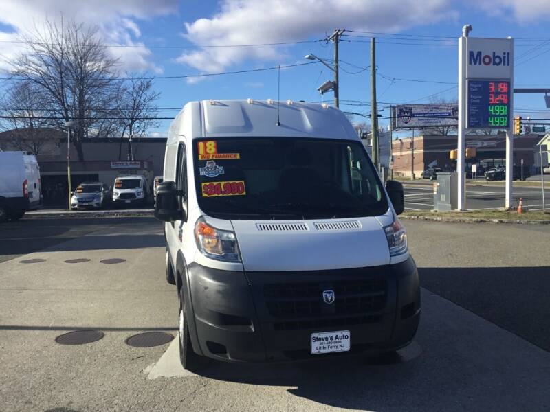 2018 RAM ProMaster for sale at Steves Auto Sales in Little Ferry NJ