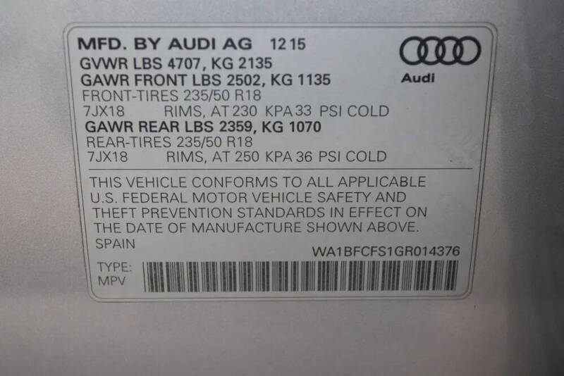 2016 Audi Q3 2.0T Premium Plus