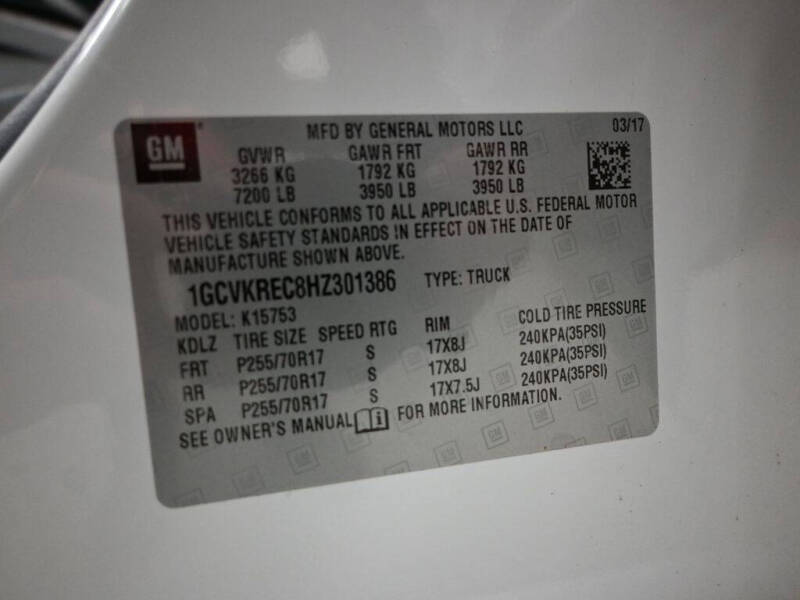 2017 Chevrolet Silverado 1500 LT