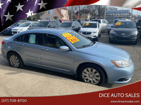 2012 Chrysler 200 for sale at Dice Auto Sales in Lansing MI