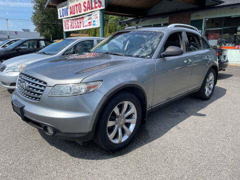 2004 Infiniti FX35 for sale at Low Auto Sales in Sedro Woolley WA