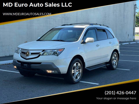 2008 Acura MDX for sale at MD Euro Auto Sales LLC in Hasbrouck Heights NJ