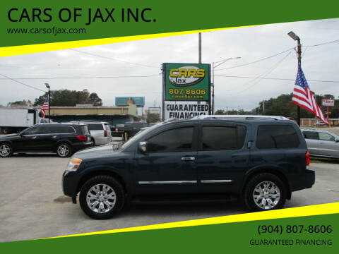 2015 Nissan Armada for sale at CARS OF JAX INC. in Jacksonville FL