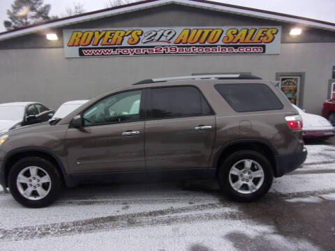 2010 GMC Acadia for sale at ROYERS 219 AUTO SALES in Dubois PA