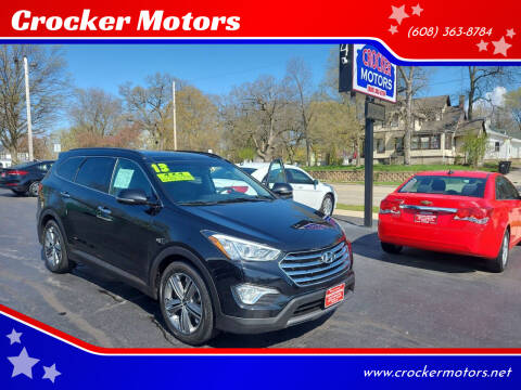 2013 Hyundai Santa Fe for sale at Crocker Motors in Beloit WI