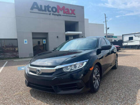 2017 Honda Civic for sale at AutoMax of Memphis - Alex Vivas in Memphis TN