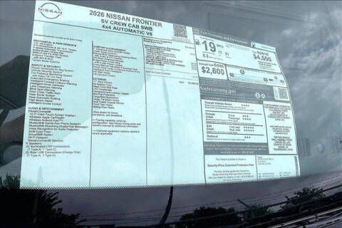 2026 Nissan Frontier SV