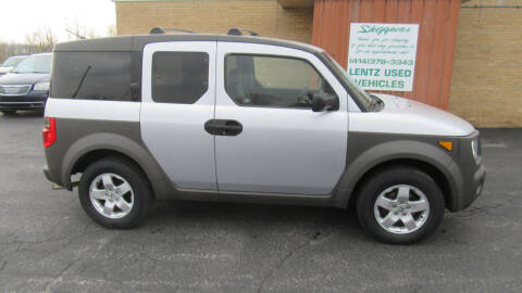 2003 Honda Element for sale at LENTZ USED VEHICLES INC in Waldo WI