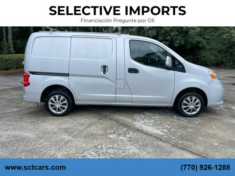 2014 Nissan NV200 for sale at SELECTIVE IMPORTS in Woodstock GA