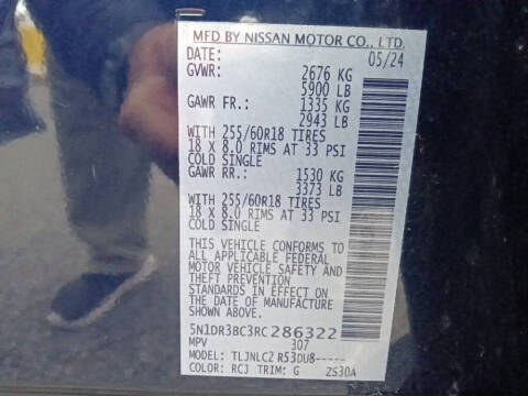 2024 Nissan Pathfinder SV