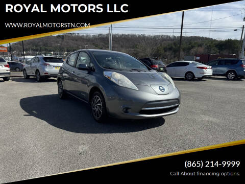 2015 Nissan LEAF for sale at ROYAL MOTORS LLC in Knoxville TN