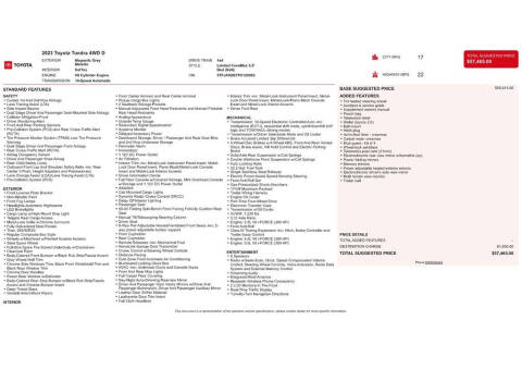 2023 Toyota Tundra Limited