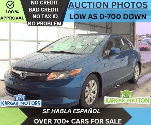 2012 Honda Civic for sale at Kargar Motors of Manassas in Manassas VA