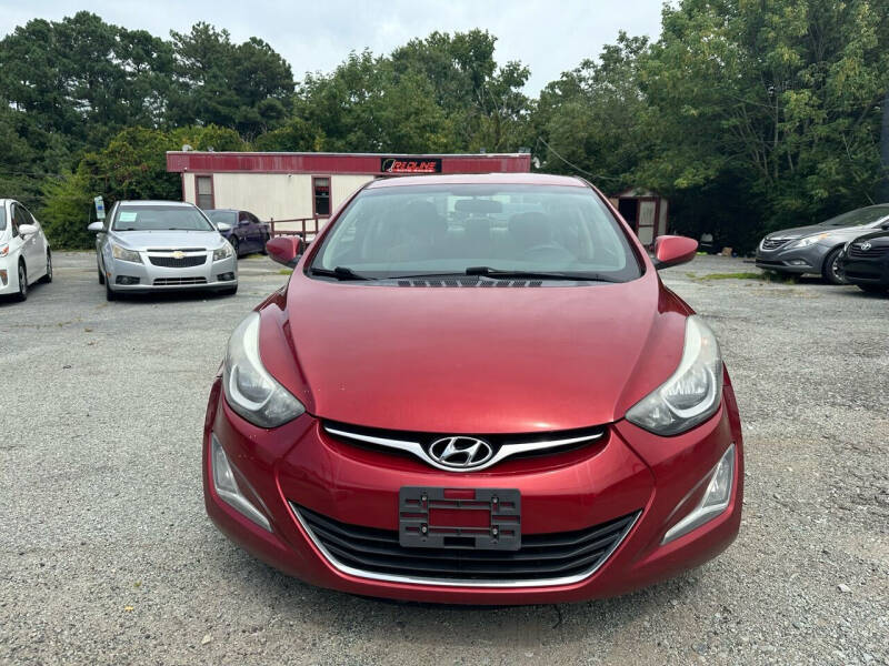 2014 Hyundai Elantra for sale at REDLINE AUTO SALES in Durham NC