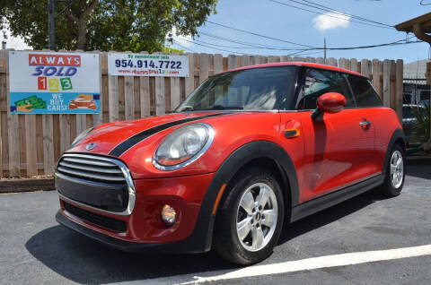 2015 MINI Hardtop 2 Door for sale at ALWAYSSOLD123 INC in Fort Lauderdale FL
