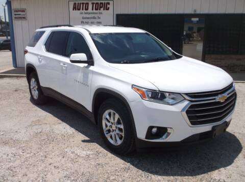 2019 Chevrolet Traverse for sale at AUTO TOPIC in Gainesville TX