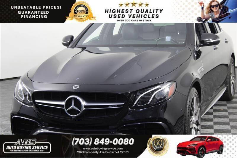 2018 Mercedes-Benz E-Class AMG E 63 S