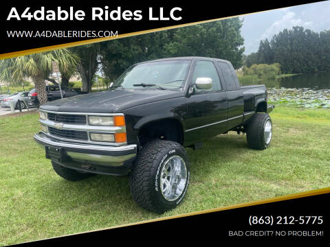 1994 Chevrolet C/K 1500 Series for sale at A4dable Rides LLC in Haines City FL
