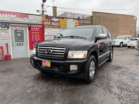 2007 Infiniti QX56 for sale at RON'S AUTO SALES INC in Cicero IL