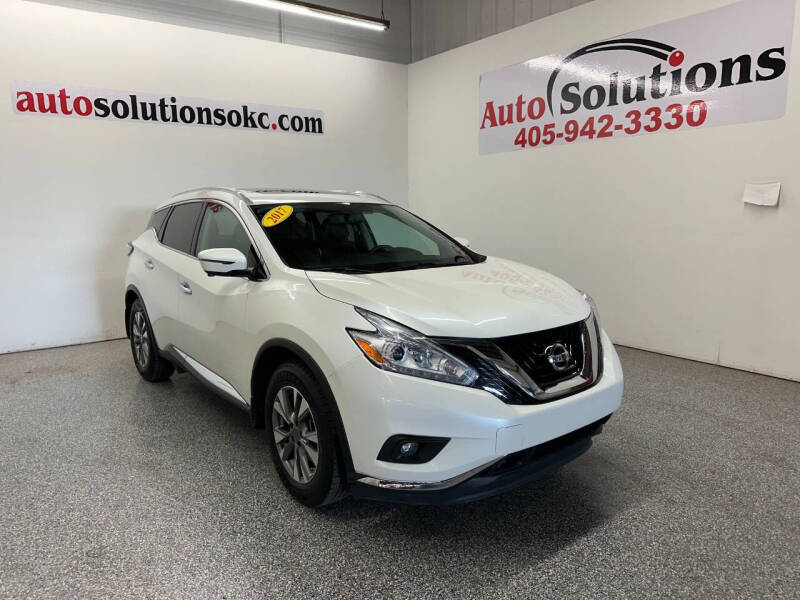 2017 Nissan Murano for sale at Auto Solutions in Warr Acres OK