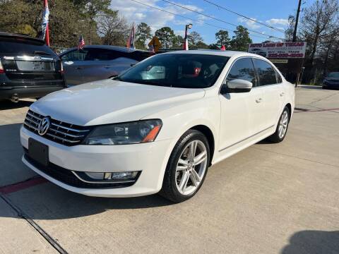 2012 Volkswagen Passat for sale at Auto Land Of Texas in Cypress TX