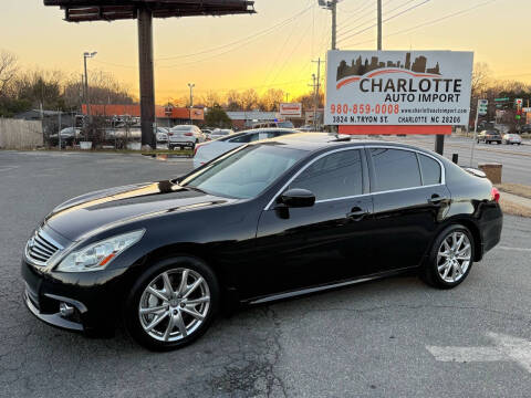 2013 Infiniti G37 Sedan for sale at Charlotte Auto Import in Charlotte NC