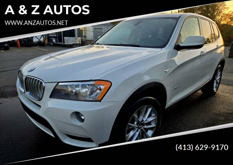 2014 BMW X3 for sale at A & Z AUTOS in Westfield MA