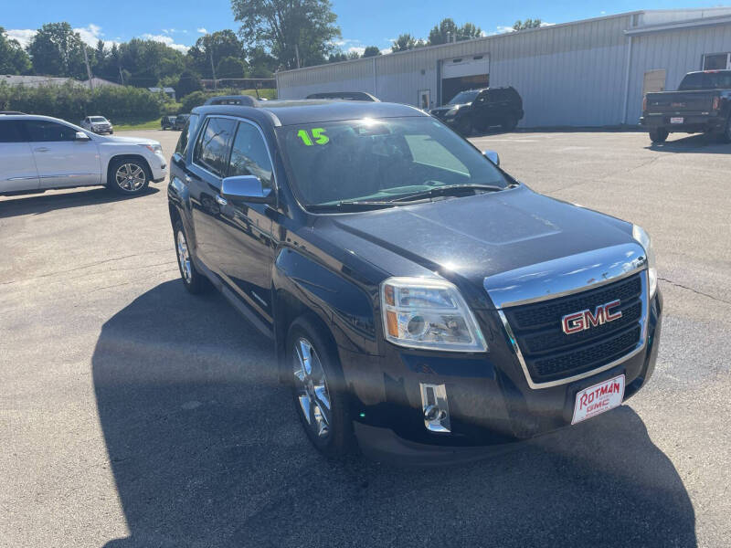 Used 2015 GMC Terrain SLE-2 with VIN 2GKFLWEK1F6280837 for sale in Maquoketa, IA