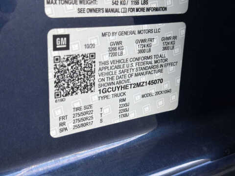 2021 Chevrolet Silverado 1500