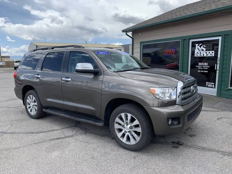 2017 Toyota Sequoia for sale at K & S Auto Sales in Smithfield UT