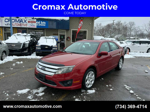 2010 Ford Fusion for sale at Cromax Automotive in Ann Arbor MI