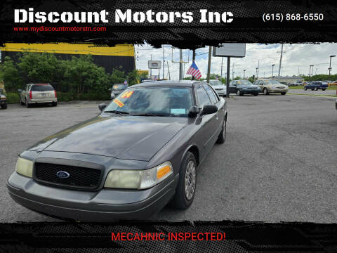 2004 Ford Crown Victoria for sale at Discount Motors Inc in Madison TN