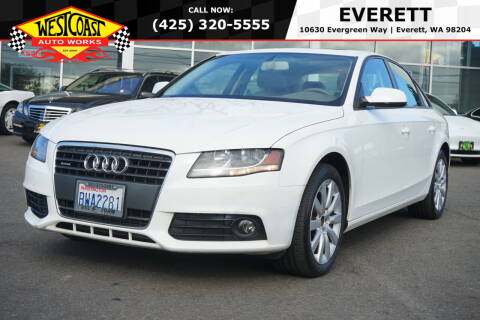 2012 Audi A4 for sale at West Coast Auto Works in Edmonds WA