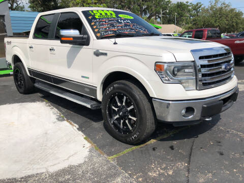 2013 Ford F-150 for sale at RIVERSIDE MOTORCARS INC - Main Lot in New Smyrna Beach FL